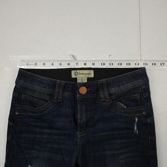 Democracy ab technology jeans slim skinny size 6 womens 5443 - Picture 5 of 12